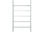 Fachbodenregal FBR 2200, Grundregal, 1345 x 400 mm, 5 Böden