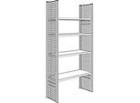 Gitter-Seitenwand, H 2490 x T 800 mm