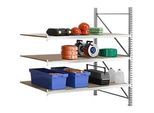 Regalsystem WR 600, Anbaufeld, Traverse verzinkt, mit 3 Ebenen, 2500 x 2200 x 1050 mm