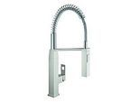 Grohe Eurocube Küchenarmatur 31395DC0 supersteel, C-Auslauf, mit Profibrause