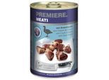 PREMIERE Meati Nassfutter Hund, Adult, Entenherzen 24x400 g
