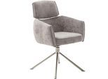 MCA furniture Esszimmerstuhl »QUEBEC«, (Set), 2 St., (2er-Set), 360° drehbar, Taschenfederkern, Sitzhöhe ca. 51 cm