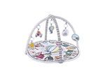 Chipolino Spielbogen Tiere, Musikfunktion, 5 Hängespielzeuge, Krabbeldecke weiß