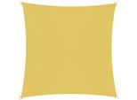 Sonnensegel WINDHAGER "Cannes Quadrat", gelb, B:500cm T:500cm, Polyester, Sonnensegel, 5x5m, gelb
