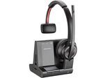 Poly Savi 8200 Series W8210/A Kopfhörer Noise cancelling mit Mikrofon - Schwarz