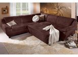 Ecksofa HOME AFFAIRE "Yesterday zeitlos und komfortabel, gemütliche Armlehnen L-Form", braun, B:254cm H:80cm T:91cm, Antikleder-Optik Melrose (100% Polyester);Struktur (100% Polyester);Primabelle-Microfaser (100% Polyester), Sofas, Ecksofa, gleichschenklig, wahlweise mit Bettfunktion
