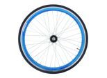 Galano Blade 700c Hinterrad Fixie Komplettrad mit FlipFlop Nabe und Reifen Fixie blau