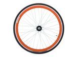 Galano Blade 700c Hinterrad Fixie Komplettrad mit FlipFlop Nabe und Reifen Fixie orange