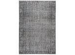 Xxxl Flachwebeteppich , Grau , Textil , Vintage , rechteckig , 200x290 cm , pflegeleicht , Teppiche und Böden, Teppiche, Webteppiche