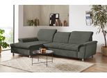 DOMO collection Ecksofa "Franzi, zeitlos und elegant, moderne Sitzheftung, L-Form" wahlweise mit Kopfteilverstellung (dann Tiefe: 170 cm)