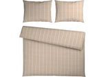 Bettwäsche Tyline XXL Beige ca. 200x220cm