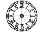 vidaXL Wanduhr Vintage mit Quarzwerk Metall 60 cm XXL