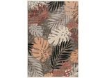 Esprit Webteppich , Grau, Rot, Beige , Textil , Floral , rechteckig , 200x290 cm , Textiles Vertrauen - Oeko-Tex®, Oeko-Tex® Standard 100 , für Fußbodenheizung geeignet, in verschiedenen Größen erhältlich, für Hausstauballergiker geeignet, lichtunempfindlich, pflegeleicht, strapazierfähig, leicht zusammenrollbar , Teppiche Und Böden, Teppiche, Webteppiche