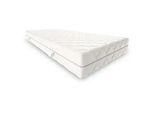 Mister Sandman Matratze 180x200 mit Taschenfederkern - H2 H3 - 21 cm Höhe - 7-Zonen , Weiß , Textil , H2 + H3 , Rechteckig , 180x200 cm , Oeko-Tex® Standard 100 , Schlafzimmer, Matratzen Shop, Matratzen, Taschenfederkernmatratzen