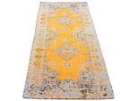 Teppich TOM TAILOR HOME "Funky Orient Kirman", gold (goldfarben), B:75cm H:5mm L:290cm, Baumwolle, Kunstfaser, Teppiche, Teppich, Kurzflor, Orient-Optik, Vintage Design, auch als Läufer