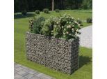 vidaXL Gabionen-Hochbeet Verzinkter Stahl 180×50×100 cm
