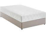 Boxbett "BELINA", beige (creme), B:90cm L:200cm, 100% PES, ATLANTIC HOME COLLECTION, Komplettbetten, mit Taschenfederkernmatratze und geräumigem Bettkasten