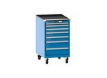 Lista Schubladenschrank mobil 27x36E (BxTxH) 564x725x990mm KEY Lock R5012 (14.372.010)