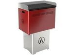 Linea VZ QBY - Tragbarer Pelletgrill mit Pyrolyse-Technologie - rot