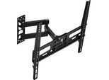 tectake Tv-Wandhalterung, bis 50 kg,schwarz , Schwarz , Metall , Rechteckig , 8.1x43x44.5 cm , Wohnzimmer, TV Möbel, TV-Wandhalterung