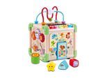 Vtech® Lernspielzeug »Interaktiver Holz-Spielwürfel FSC«