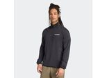 Fleecejacke ADIDAS TERREX "MT CW HZ T FL", Herren, Gr. XXL, schwarz, Obermaterial: 84% Polyester, 16% Elasthan, Jacken Fleecejacke