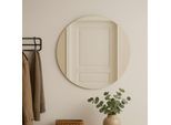 Loevschall Wandspiegel »Refine Wandspiegel rund – stilvoller Designspiegel mit edlem Rahmen,«, in mehreren Grössen & Farben für Bad, Schlafzimmer & Flur