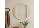 Loevschall Wandspiegel »Refine Wandspiegel rund – stilvoller Designspiegel mit edlem Rahmen,«, in mehreren Grössen & Farben für Bad, Schlafzimmer & Flur