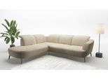 Ecksofa SIT & MORE "Zoe", beige (sand), B:300cm H:87cm T:267cm, 100% Polyester, Sofas, Ecksofa, ink.Sitztiefenverstellung, wahlweise mit Kopfteilverstellung