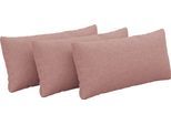 Polsterauflage SIT & MORE "Zoe", rosa (rose), B:60cm H:30cm T:10cm, 95% Polyester, 5% Polyamid, Polsterauflagen, Polsterauflage