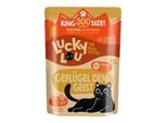 Lucky Lou Nassfutter Katze Adult Geflügel 24x300 g