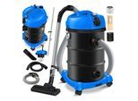 MASKO® Industriestaubsauger Staubsauger 6IN1 Nass & Trockensauger Aschesauger 2300W mit Steckdose & Blasfunktion Trocken & Nass-Saugen Industrie-Sauger mit Beutel & beutellos nutzbar, inkl. Filter