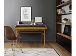 Woodman Schreibtisch »Carteret«, edles Holzfurnier aus Eiche, Gestell Massivholz, Breite 115 cm