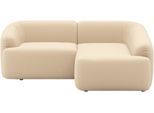 INOSIGN Ecksofa "Nergal, kompakte Stellmasse, Breite 216cm, organisches Design, L-Form" Modernes Design, schlichte Optik, stilvoller Blickfang im Wohnzimmer