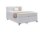 Boxspringbett Bari in Hellgrau ca. 140x200cm