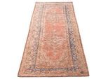 Teppich TOM TAILOR HOME "Funky Orient Keshan", rosa (rosé), B:75cm H:5mm L:290cm, Baumwolle, Kunstfaser, Teppiche, Teppich, Kurzflor, Orient-Optik, Vintage Design, mit Bordüre, auch als Läufer