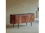 TV-Tisch aus Palisanderholz und Marmor 130 Jade