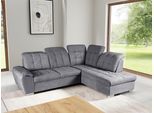 Ecksofa WERK2 "Brindisi, Multifunktion, bequem & komfortabel, Breite 263cm, L-Form", grau, B:263cm H:105cm T:212cm, 95% Polyester, 5% Nylon, Sofas, Ecksofa, mit verstellbaren Kopfteilen, Bettfunktion & Bettkasten