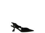 Nensi Dojaka Hohe Schuhe - Slingback Ruffle Detail Shoe - Gr. 37,5 (EU) - in Schwarz - für Damen