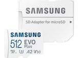 Samsung Speicherkarte »EVO Plus (2024) inkl. SD-Adapter«, (Video Speed Class 30 (V30)/UHS Speed Class 3 (U3) 160 MB/s Lesegeschwindigkeit)