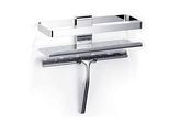 Giese Newport Duschkorb 30820-02 chrom, für Rasierer,mit Haken und Wischer