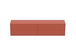 Ideal Standard Conca Waschtisch-Unterschrank T4338Y3 ohne Ausschnitt, 4 Auszüge, 240x50,5x555 cm, Sunset matt lackiert
