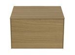 Ideal Standard Conca Waschtisch-Unterschrank T4311Y6 ohne Ausschnitt, 1 Auszug, 60x50,5x37 cm, Eiche hell Furnier