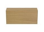 Ideal Standard Conca Waschtisch-Unterschrank T4330Y6 ohne Ausschnitt, 2 Auszüge, 120x37x55 cm, Eiche hell Furnier
