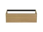 Ideal Standard Conca Waschtisch-Unterschrank T3933Y6 ohne Waschtisch-Platte, 1 Auszug, 120x50,5x36 cm, Eiche hell Furnier