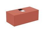 Ideal Standard Conca Waschtisch-Unterschrank T3930Y3 mit Ausschnitt, 1 Auszug, 100x50,5x37 cm, mittig, Sunset matt lackiert