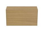 Ideal Standard Conca Waschtisch-Unterschrank T4329Y6 ohne Ausschnitt, 2 Auszüge, 100x37x55 cm, Eiche hell Furnier
