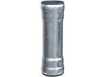 Loro Loro-x Stahlabflussrohr 00140.050X 250mm, DN 50, 2 Muffen, feuerverzinkt, Innenbeschichtung