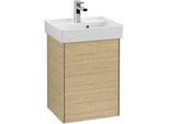 Villeroy & Boch Collaro Waschtischunterschrank C00501VJ 41x54,6x34,4cm, mit LED-Beleuchtung, Nordic Oak