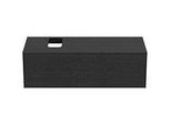 Ideal Standard Conca Waschtisch-Unterschrank T3932Y4 mit Ausschnitt, 1 Auszug, 120x50,5x37 cm, rechts/links, Eiche geflammt Furnier